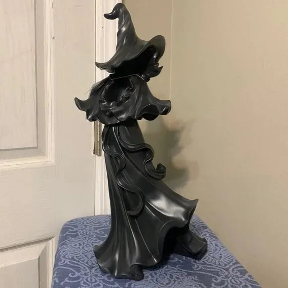 Enchanted Witch Resin LED Lantern