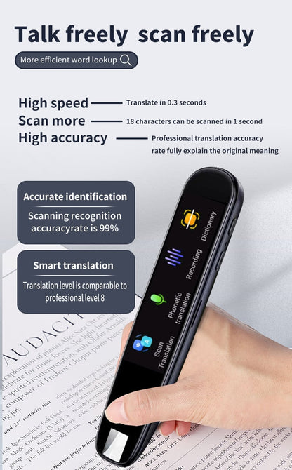 112 Languages Translation Scanning Reading Pen