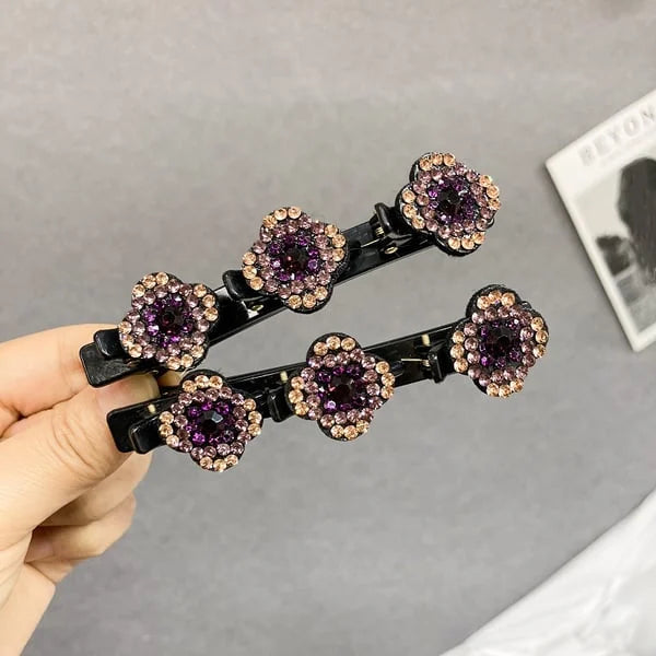 PerfactTwist -  Elegant Crystal Hair Clips