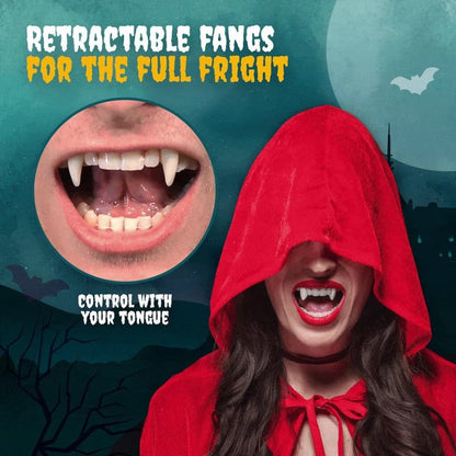 Retractable Halloween Vampire Fangs