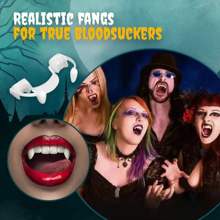 Retractable Halloween Vampire Fangs