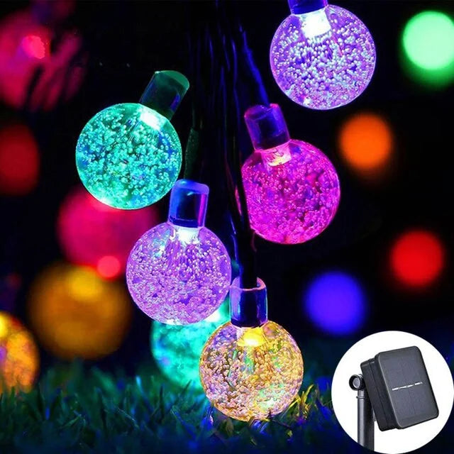 🔥Last Day 50% OFF🔥 - Waterproof Solar Powered LED Outdoor String Lights