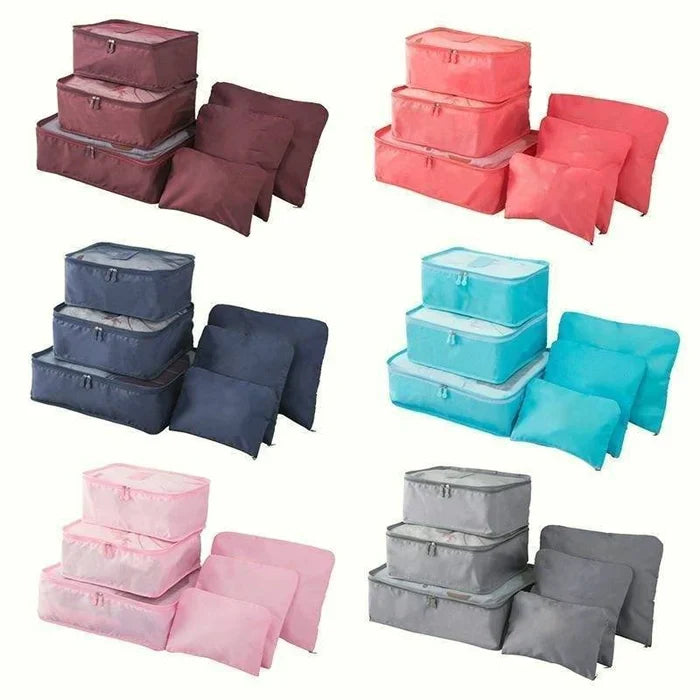 LAST DAY HOT SALE 38% OFF - 6 pieces portable luggage packing cubes