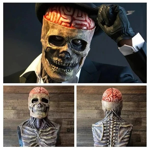 Spooky Biochemical Skeleton Mask