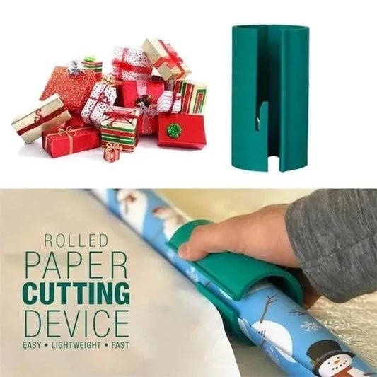 DIY Gift Wrap Paper Roll Cutter