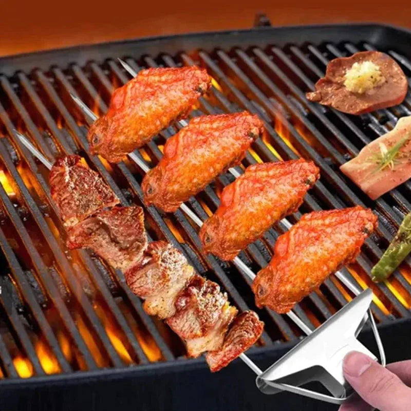 GrillMaster - Barbecue 3-way Grill Skewers