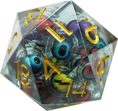 AquaEyes - Polyhedral Liquid Dice Set