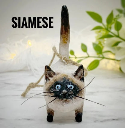 WhimsiCats™️ - Handcrafted Miniature Kitty Figurine