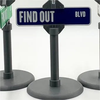 FunBoard - F Around Street Sign Desk Decoration