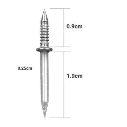 Double-Head Skirting Thread Seamless Nail