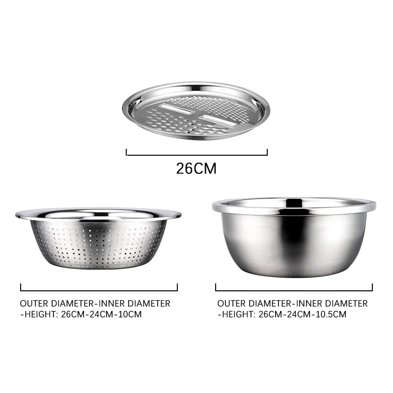 Multifunctional Stainless Steel Basin