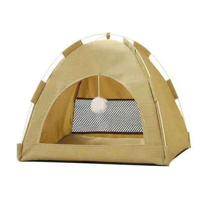 FurryHaven -  Waterproof Portable Pet Tent Bed