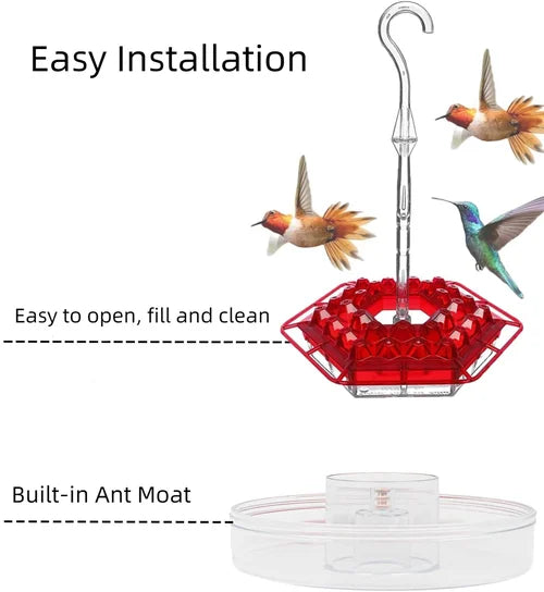 BirdBliss - Hanging Hummingbird Feeder