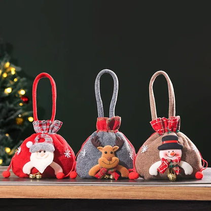 Love-Filled Christmas Doll Gift Bags