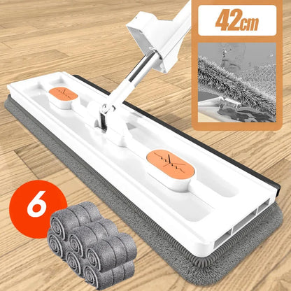 CleanSweep - Ultimate Flat Mop & Scraper Combo