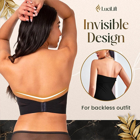 LuciLift - Perfect Silhouette Low Back Strapless Bra