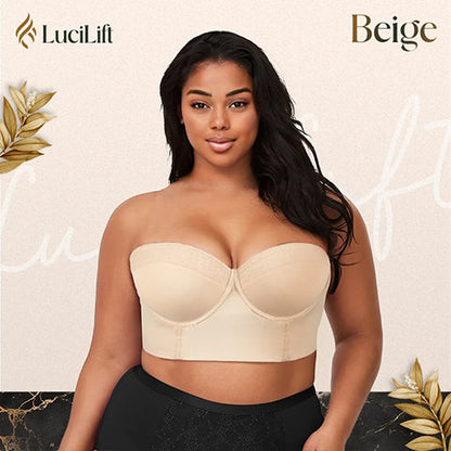 LuciLift - Perfect Silhouette Low Back Strapless Bra