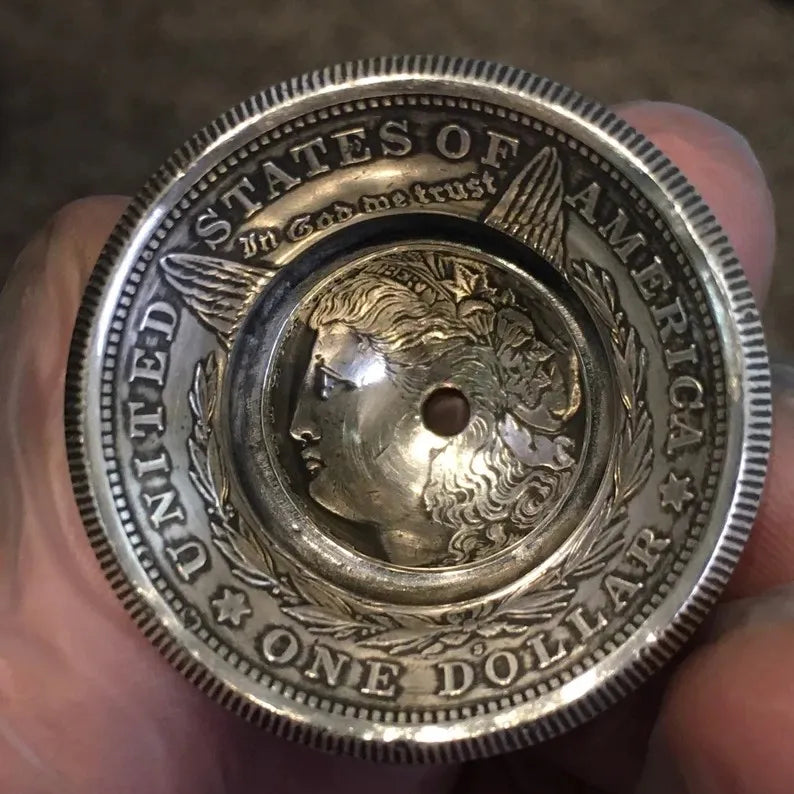 LegacyBell  -  Vintage Morgan Silver Dollar Bell