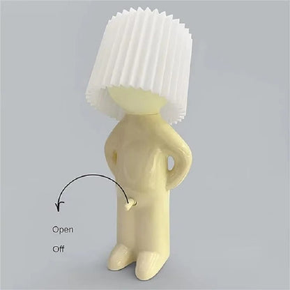 Shy Man Creative Table Lamp