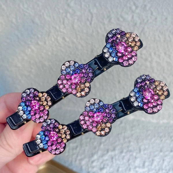 PerfactTwist -  Elegant Crystal Hair Clips