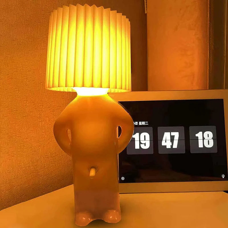 Shy Man Creative Table Lamp