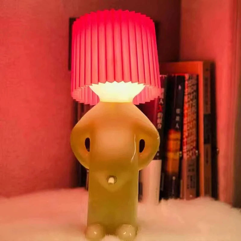 Shy Man Creative Table Lamp