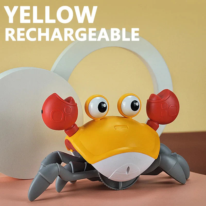 Induction Escape Crawling Crab Rechargeable Pet Musical Toy