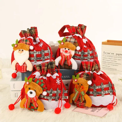 Love-Filled Christmas Doll Gift Bags