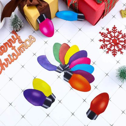 Glow-in-the-Dark Bulb Magnet Decoration Set