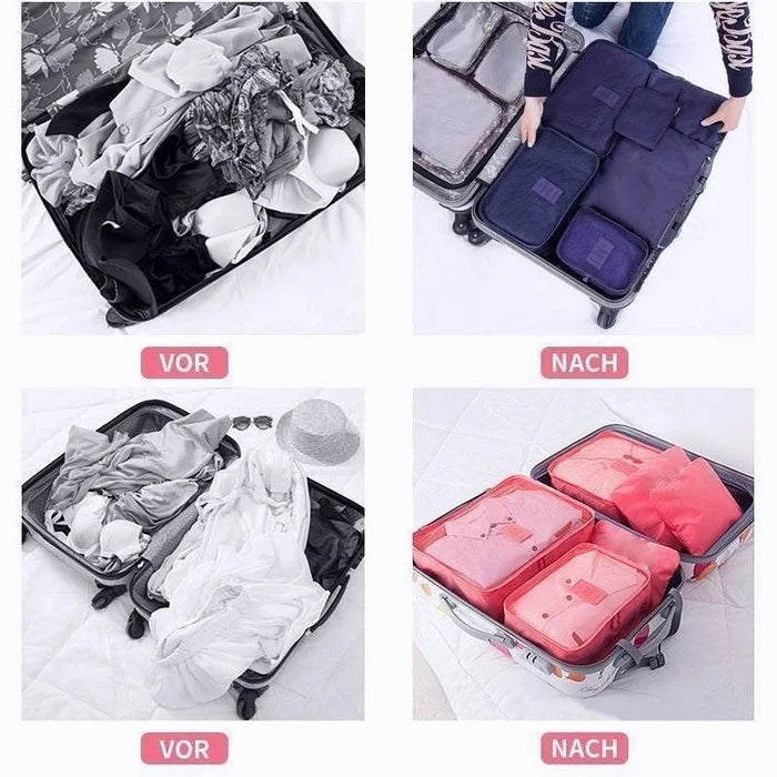 LAST DAY HOT SALE 38% OFF - 6 pieces portable luggage packing cubes