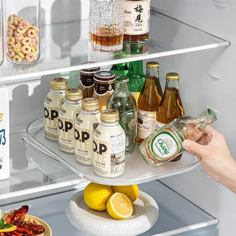 FridgeSpin - Refrigerator Turntable Organizer Solution