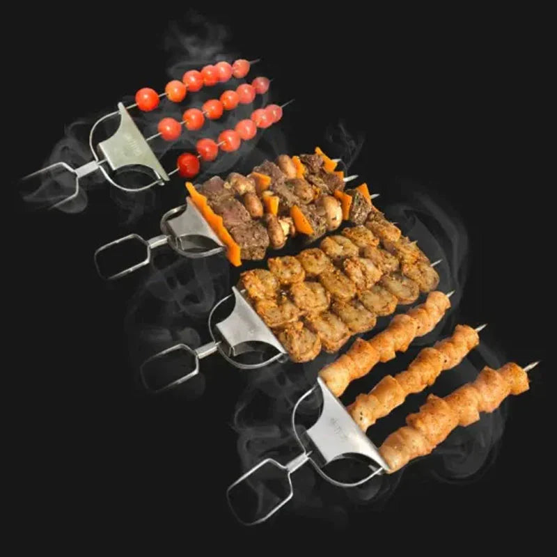 GrillMaster - Barbecue 3-way Grill Skewers