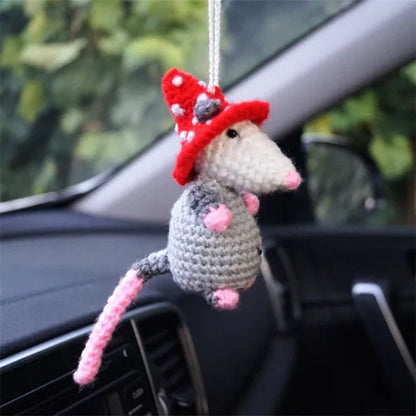 FurryFlicks - Charming Possum Car Pendant