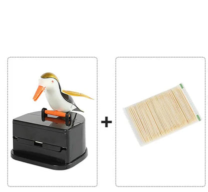 Perching Bird Toothpick Dispenser