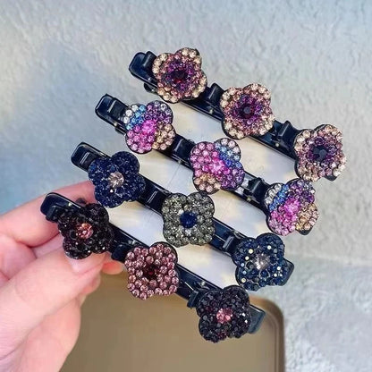 PerfactTwist -  Elegant Crystal Hair Clips