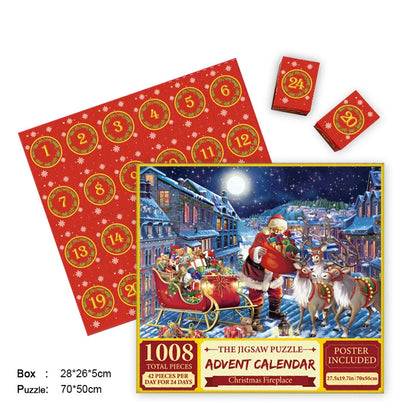 Merry Jigsaw Advent Calendar Puzzle