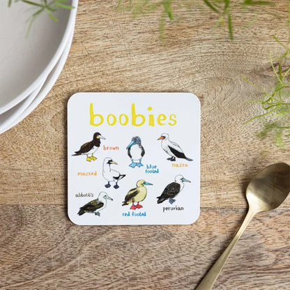 🐦Set of 6 Bird Pun Coasters