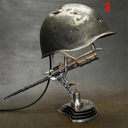 Heritage Luminary - Stahlhelm Helmet Table Lamp