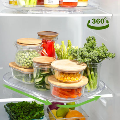 FridgeSpin - Refrigerator Turntable Organizer Solution