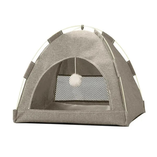 FurryHaven -  Waterproof Portable Pet Tent Bed