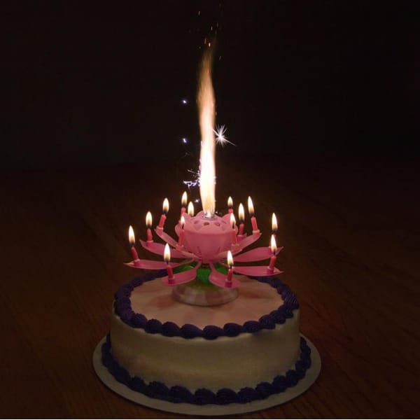 Musical Magic Birthday Candle