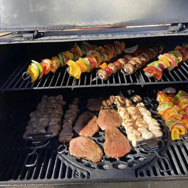 GrillMaster - Barbecue 3-way Grill Skewers