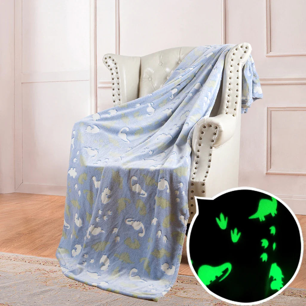 StellarDreams - Luminous Plush Velvet Galactic Blanket