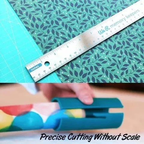 DIY Gift Wrap Paper Roll Cutter