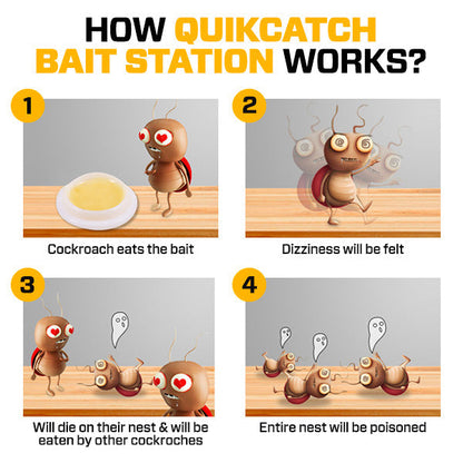 QuickCatch - Cockroach Killing Gel Bait