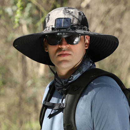 CoolShade - Solar Fan Outdoor Adventure Hat