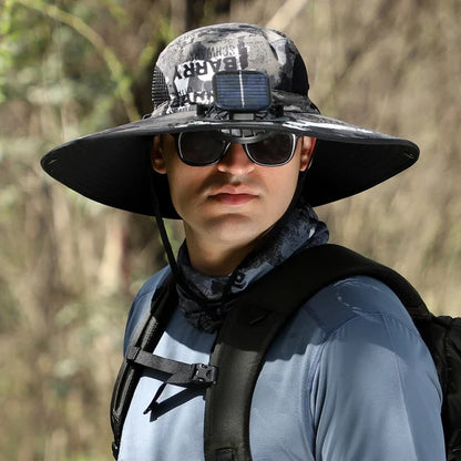 CoolShade - Solar Fan Outdoor Adventure Hat