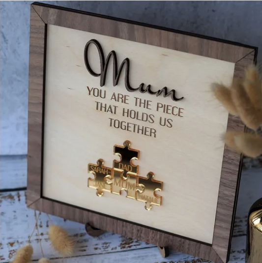 Wondeful personalized Wooden Puzzle Sign