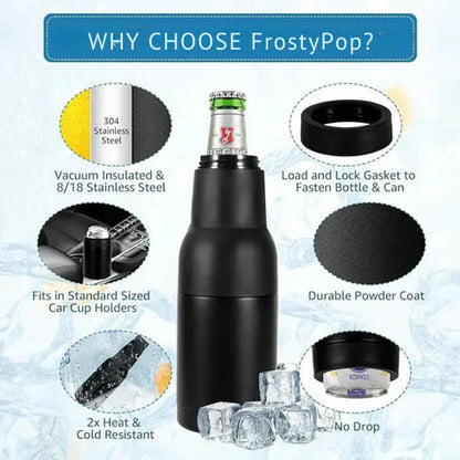 FrostyPop - Ultimate Beer Cold Storage and Opener