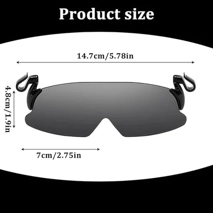 ClearView - Adjustable Polarized Clip Cap Sunglasses